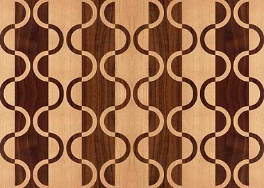 Marquetry pattern