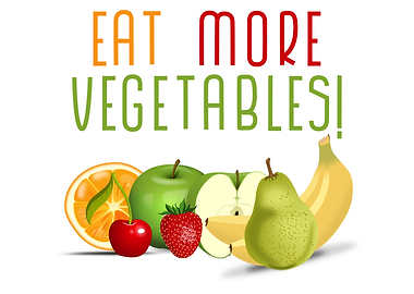 EAT MORE VEGETABLES Vegan