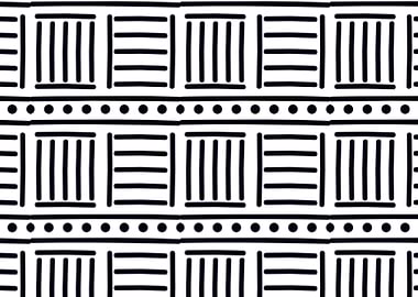 Black White Abstract 9