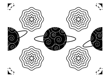 Black White Abstract 4