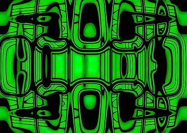 Hippie hipster green patte