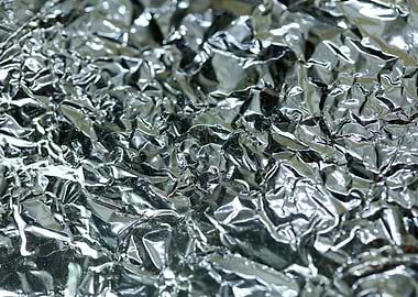 Aluminum folie abstract