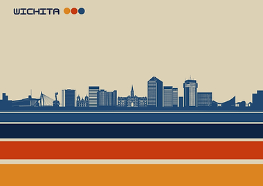wichita skyline retro 3