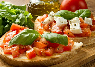 bruschetta with tomato