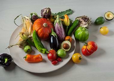 vegetable arrangement