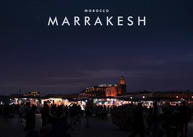 Marrakesh City Night