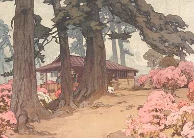 Teahouse In Azalea Garden