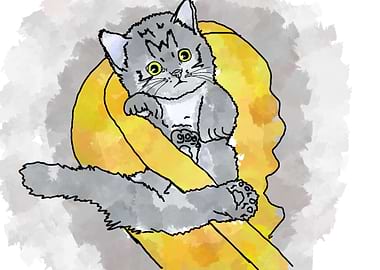 Cute Cat Illustration