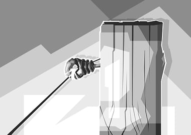 tree trunk grayscale