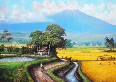 Indonesian Village Art