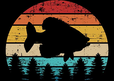 Crappie vintage retro