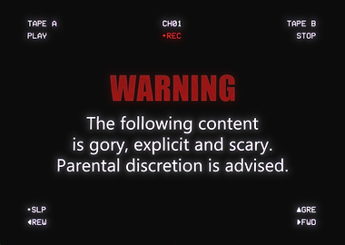 VHS warning content gory p