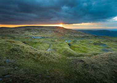 Black Mountain sunset