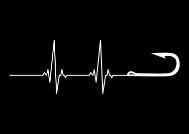 Fishing hook heartbeat