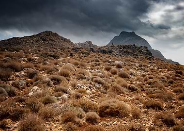 Mountains on Greek Island