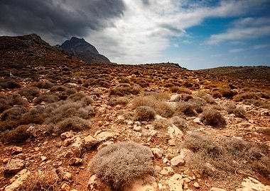 Mountains on Greek Island