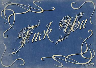 Vintage Fuck You