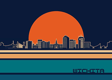 wichita skyline retro 5