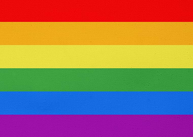 LGBT flag canvas texture