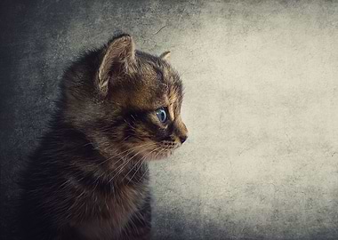 gray kitten