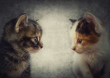 two kittens