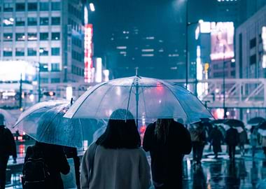 Cyberpunk Shinjuku Tokyo