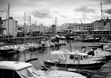 View on the harbor of Sain