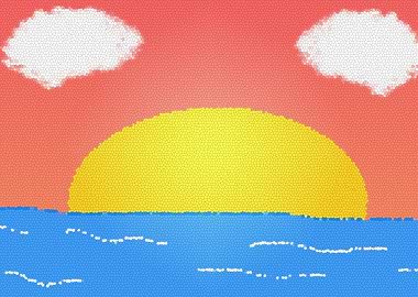 Stain Glassed Sunset