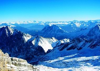 Bavarian Alps Zugzpitze