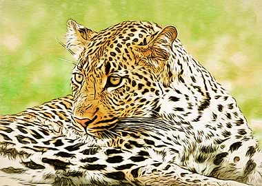 Leopard portrait