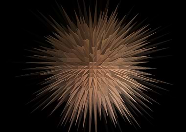 Geometric Starburst Art