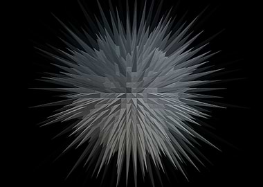 Geometric Starburst Art