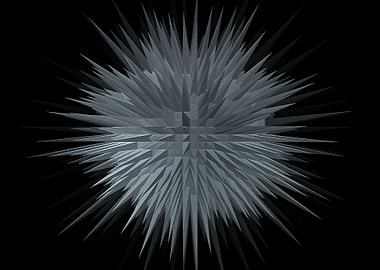 Geometric Starburst Art