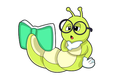 Caterpillar Book Glasses