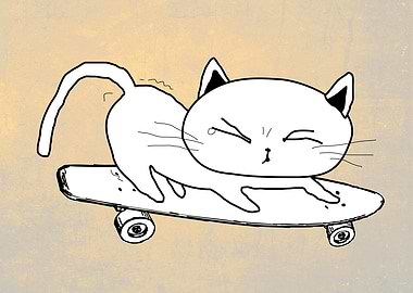 Skate Cat