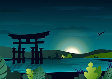 Torii Gate illustration