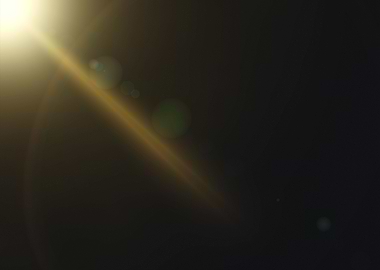 Light flare yellow messy u