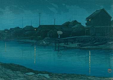 Omori Shore At Night