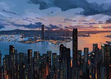 Victoria Harbour city art