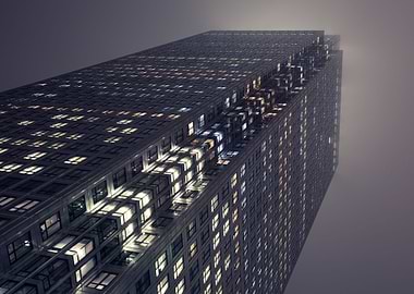 Skycrapper view from bot