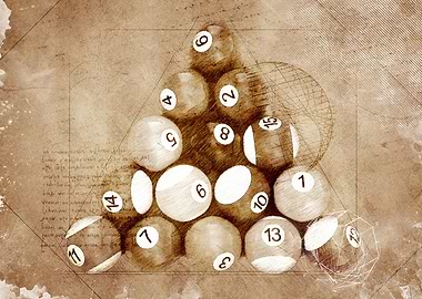 Bilard pool sport art