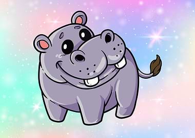 Hippo calf for kids