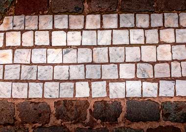 Composition on the floor