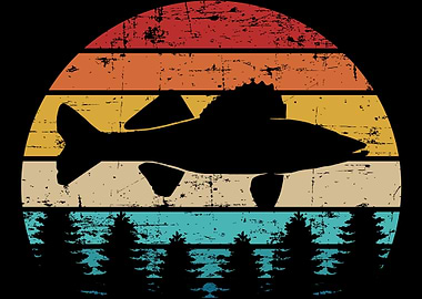 Walleye vintage retro