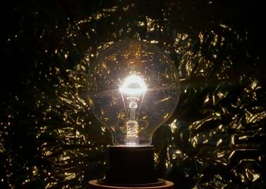 Light bulb ball sparkles