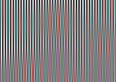 Illusion with lines design