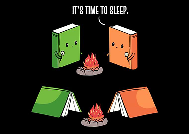 Sleep Camp Bookish and Nat
