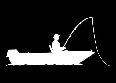 Fisherman fishing boat