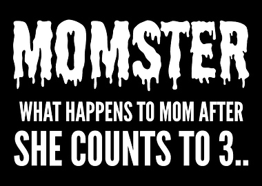 Momster Counting Funny Mot
