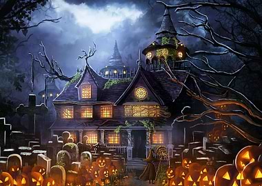 Haunted Halloween House